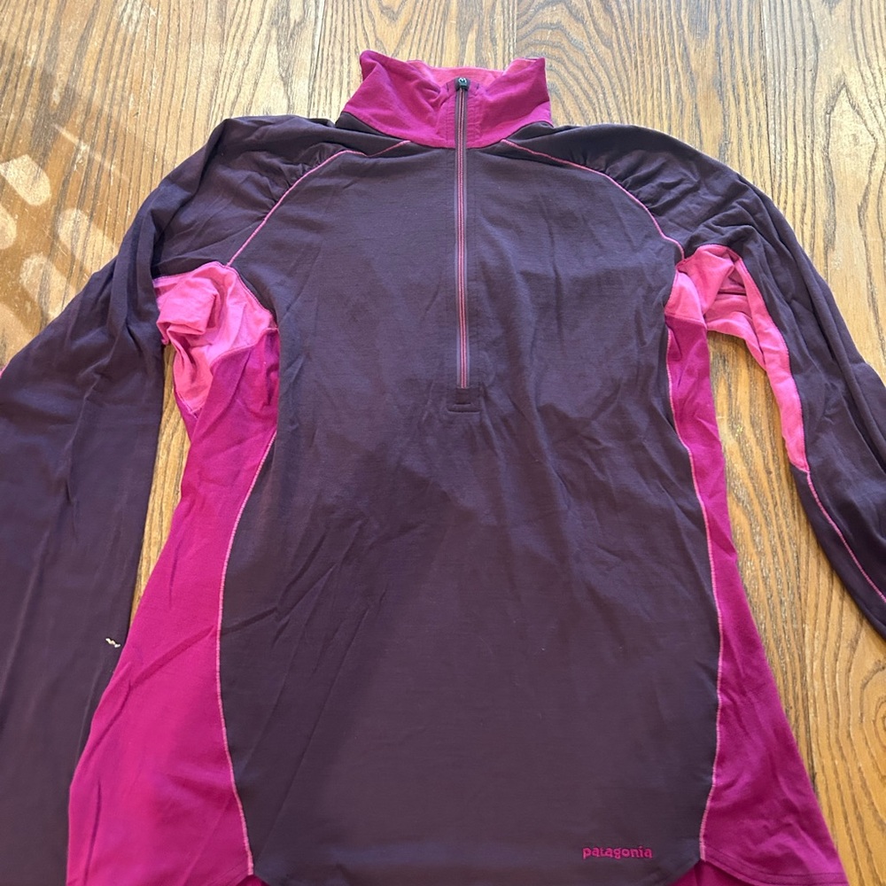 Patagonia Pink and Purple Pullover